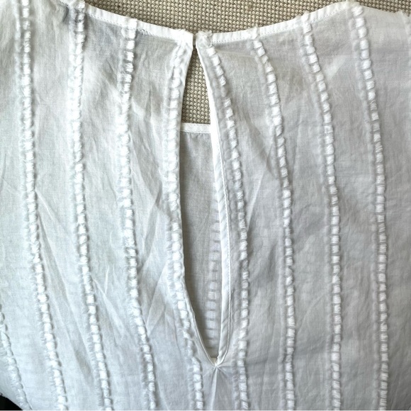 Massimo Dutti Flutter Sleeve Top (size US 4 or Eur 36) - Picture 5 of 13